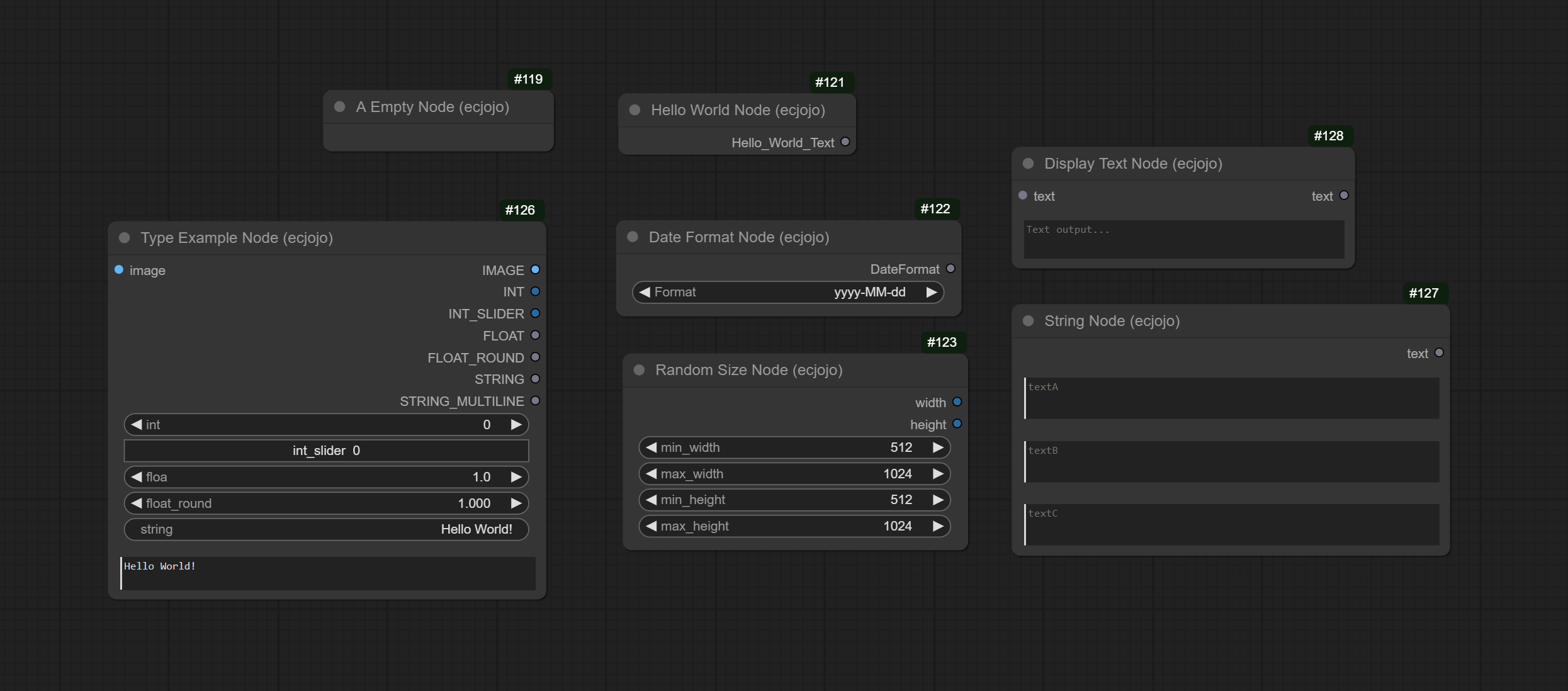 ComfyUI Custom Node Template