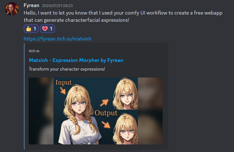 Character Facial Expression